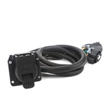 Trailer Wiring Harness Set 56070 7 Foot 7Pin Vehicle-Side Truck Bed For Chevy Dodge Ram GMC Ford Toyota