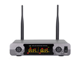 Microphone Wireless Uhf Professional System Uhf Mic Dynamic Karaoke Mic Frequency Party Stage Church Dual Handheld Microphones