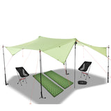 Double Silicon Fabric Rain Proof Sunshade Tent