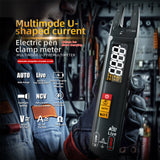 Digital Clamp Meter Fork Pen Current Charging Smart Ammeter Pliers Professional Electrical Tester Auto Multimeter