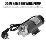 MP-15RM 220V EU Standard BSPT 1/2'' NPT 140 Celsius Water Beer Pump Homebrew Magnetic Drive Pump for Home Brewing