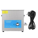 10L Ultrasonic Cleaner Stainless Steel Mechanical Timing Scientific Laboratory Cleaning Supplies EU