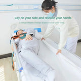 Elderly Patient Bedridden Turnover Assistive Device for Caregiving Bedside Support Lateral Positioning Pressure Ulcer Prevention