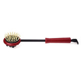 17.5" Long Black Red Plastic Back Knock Scratcher Rela Massage Hammer