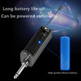 UHF Wireless Microphone Headset with Transmitter and Receiver Digital Display Bodypack Mic for Teaching Interview Lavalier New