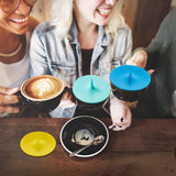 Drop 24 Set Anti-Dust Airtight Seal Mug Cover Silicone Drink Bowl Hot Cup Lids