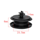 Universal Car Floor Mat Clips Holders 4PCS Grips Carpet Fixing Clamps Buckles Anti Skid Fastener Retainer Resistant Black