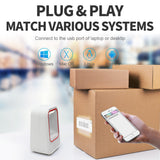 GT-7100C Supermarket Auto Sense Wechat Alipay Payment Box QR Code Reader Handfree Wireless Desktop 2D Barocde Scanner