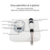 Portable Cool + Hot Facial Electroporation Cryotherapy RF Beauty hine Anti-aging Rejuvenation Skin Coog Tight Device