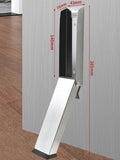 Pedal Kick Down Stop Seldhesive Holder No Drilg Door Stoppers Stainless Steel Anti-Slip Doorstop