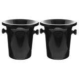 2pcs Wine Tasting Spittoon Wine Dump Bucket Ice Cube Storage Bucket Champagne Bucket Spit Wine Barrels