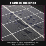 100W Foldable Solar Panel - Portable Dual USB Charger with Fast Charge Support for Phone. Ideal for Camping. Harness Solar Energy.
