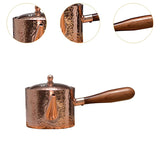 400ml Thickened Copper Kettle/Milk Jug Maker - With Filter, For Picnic, Camping & More
