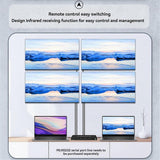 -Compatible Matrix Switch Splitter 4K 30Hz with Audio Out Support 3D Function for DVD HDTV TV Box P