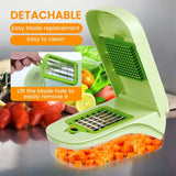 Vegetable Multifunctional Carrot Chopper With Container Food Dicer For Cooking & Meal Prep Onion Slicer Kitchen Gadgets