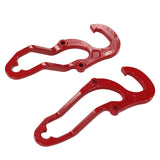 68196982AA 5500 Lbs Towing Capacity High Strength Easy Installation Rustproof Metal Front Tow Hooks Rugged for Car