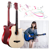 38 Inch Acoustic Guitar with Starter Kit and Gig Bag - Classical Student Guitar for Kids, Boys, Girls, Teens, Beginners