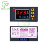 T3230/T3231 110V 220V 12/24V Digital Delay LED Display Cycle Timer Control Adjustable Timing Relay Time Switch