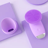 Facial Cleansing Brush Electric Silicone Makeup Remover Face Skin Care Tools Waterproof Sonic Cleanser Facial Beauty Massager