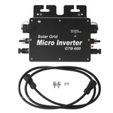 GTB-600W MPPT Solar Grid Micro Inverter WiFi Control Low Starting Voltage Multiple Protection Inverter IP65 AC90‑130V