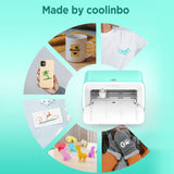 COObo Cuti Vinyl Cutter DIY Smart hine for Creating Customized Labels Cards Crafts Comes Wifi BT USB Connection