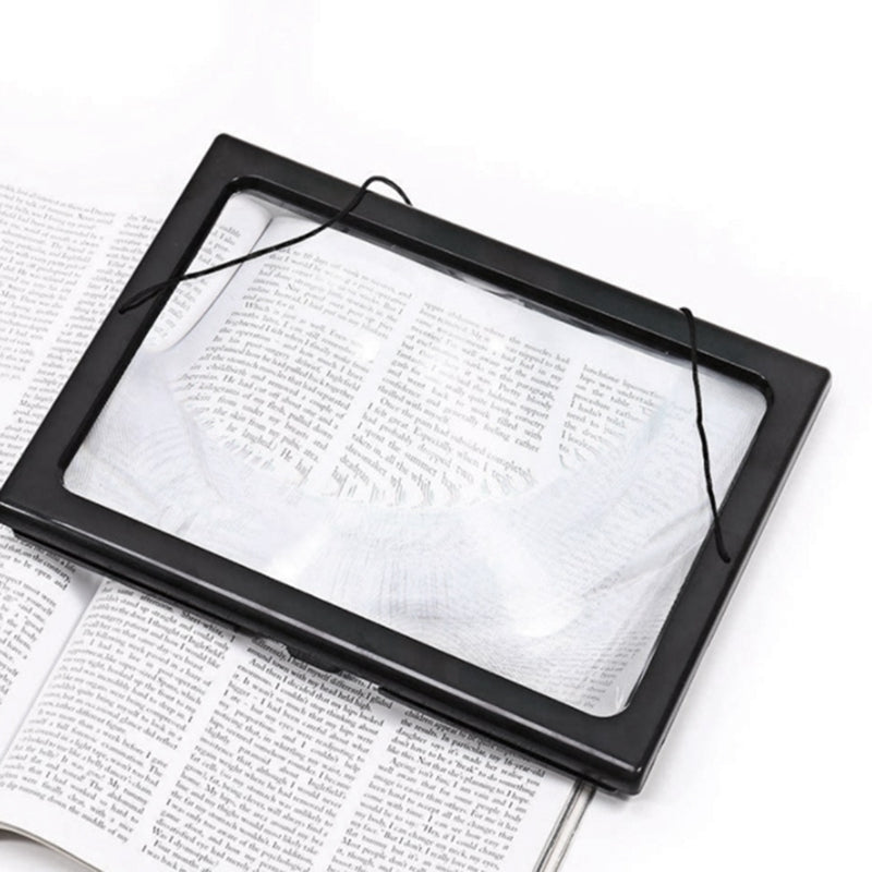 Reading Magnifier Full Page Optical Magnifying Desk Magnifying Glass Foldable LED Lens For Elderly Sewing Knitting