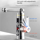 3000W 220V Electric Kitchen Tap Instant Hot stainless steel Water Heater Cold Heating Faucet
