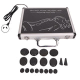 18pcs Heated Rocks Massage Stones Muscle Relax Therapy Basalt Hot Stone with Warmer Box 220V AU Plug