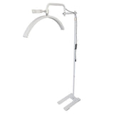 (White) HD-M23X 24-inch Upgraded Remote Control Nail Art Fill Light Half Moon Floor Lamp - Black/AU Plug js