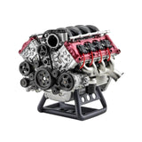 DIY V8 Engine Metal Model Building Kit, Internal Combustion Engine Replica, Hobby Craft for Adults jks
