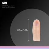 Soft Thumb Tip Finger Fake Magic Trick Vinyl Toy Funny Prank