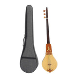 Dulcimer Guitar Spruce and Mahogany 3 String Portable Dulcimer for Practice Performance