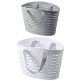 2pcs Bathroom Baskets Portable Shower Basket Storage Organizer Sundry Containers