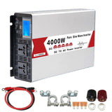 (A 12V) 4000W Max 12V 24V 48V 60V Pure Sine Wave Voltage Converter Inverter New