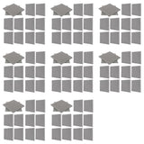Self-Adhesive Acoustic Panels, Sound Proof Foam Panels (Grey)