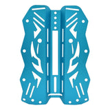 (Blue) Multicolors Aluminium Alloy Scubas Diving Techniques Backplate Diver BCD Plate Buoyancy Compensator Device BCD Accessory  Blue