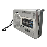 AM FM Player Dual Band HiFi Elder Battery Powered Pocket Pointer Radio 3.5mm Jack Built-in Speaker