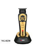 2024 New Trimmer WMARK NG-8230 Professional Men's Hair Clipper 9000RPM Engraving Electric Clippers with Charging Stand
