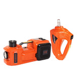 Electric Hydraulic Floor Jack 5T Lifting with Iator Pump LED Light for Car Truck Tire Repair Tool