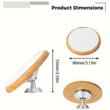 1pc Espresso Mirror, 360° Rotation Espresso Tools Flow Rate Observation Reflective Mirror With Magnetic Base