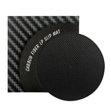 Carbon Fiber Record Mat Turntable Platters Mat Vibration Reduction Professional Record Pad for Record Player