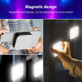 Magnetic Pocket RGB Photography Fill 2500K-9000K 20 Lighting Effects Video Conference Light Built-in Battery