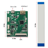 8.8-Inch 1920X480 Resolution 600-Brighess Bar LCD Display, MIPI Interface, HSD088IPW1-A00 With Driver Board