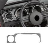 Carbon Fiber Car Dashboard Instrument Panel Cover Sticker Trim for Ford Mustang 2005 2006 2007 2008 2009
