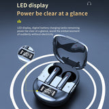 K40 Bluetooth Earphones Digital Display Headset Noise Cancelling Earbuds With Microphone High Fidelity Stereo Sound Headphones