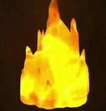 Fake Fire Flame Lamp: 3D Simulated Fireplace LED Night Light with Realistic Flickering Flames for Home Camping - Halloween Holiday Decorations