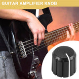 10Pcs Potentiometer Control for Electric Guitar Volume Tone Knobs Black D Type 6mm