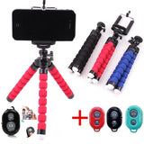 Holder Flexible Octopus Tripod Bracket for Mobile Phone Camera Selfie Stand Monopod Support Photo Remote Control