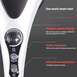 2023 New intelligent infrared lumbar back massage hammer with Double heads hot compress massager