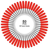 50PCS Replacement Cutting For Cricut Explore Air 2 /Air 3/Maker Expression, 45 Degree Standard Fine Point Blades